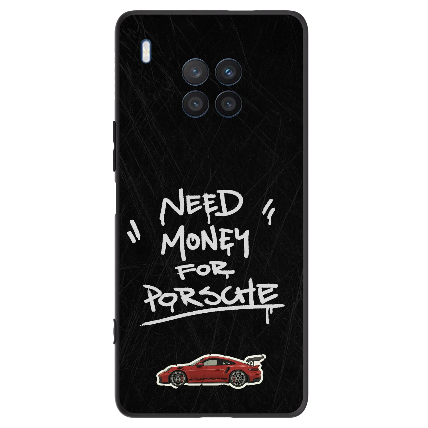 Picasee husă neagră din silicon pentru Honor 50 Lite - Dark Racer