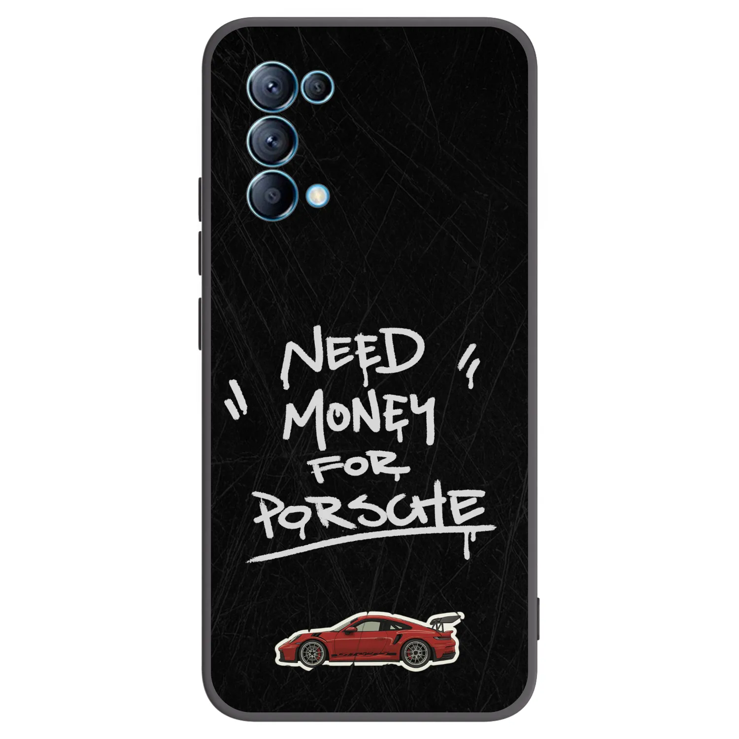 Picasee husă neagră din silicon pentru OPPO Reno 5 5G - Dark Racer