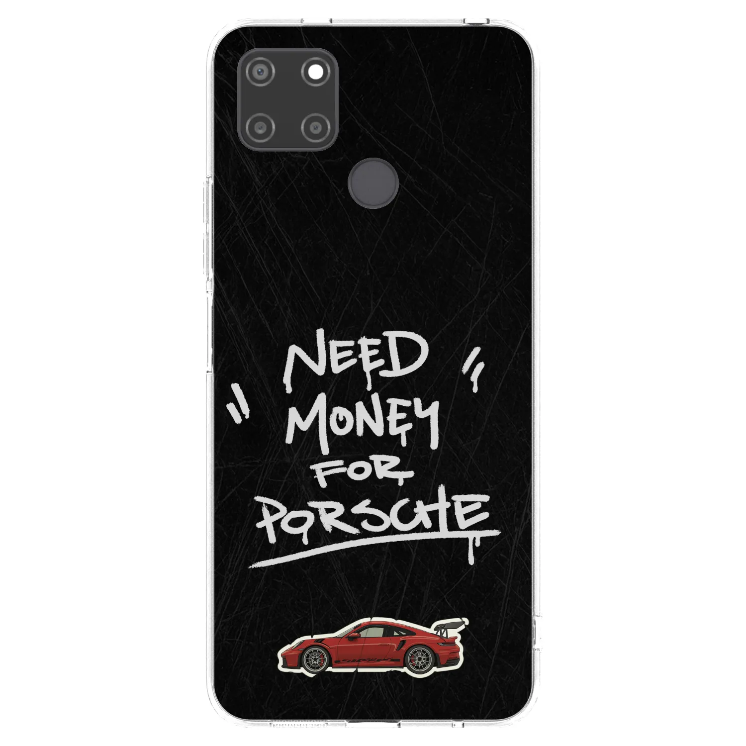 Picasee husă transparentă din silicon pentru Realme C21Y - Dark Racer
