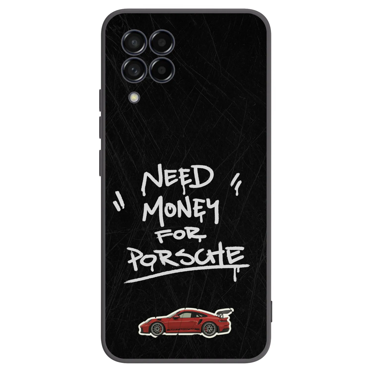 Picasee husă neagră din silicon pentru Samsung Galaxy M53 5G - Dark Racer