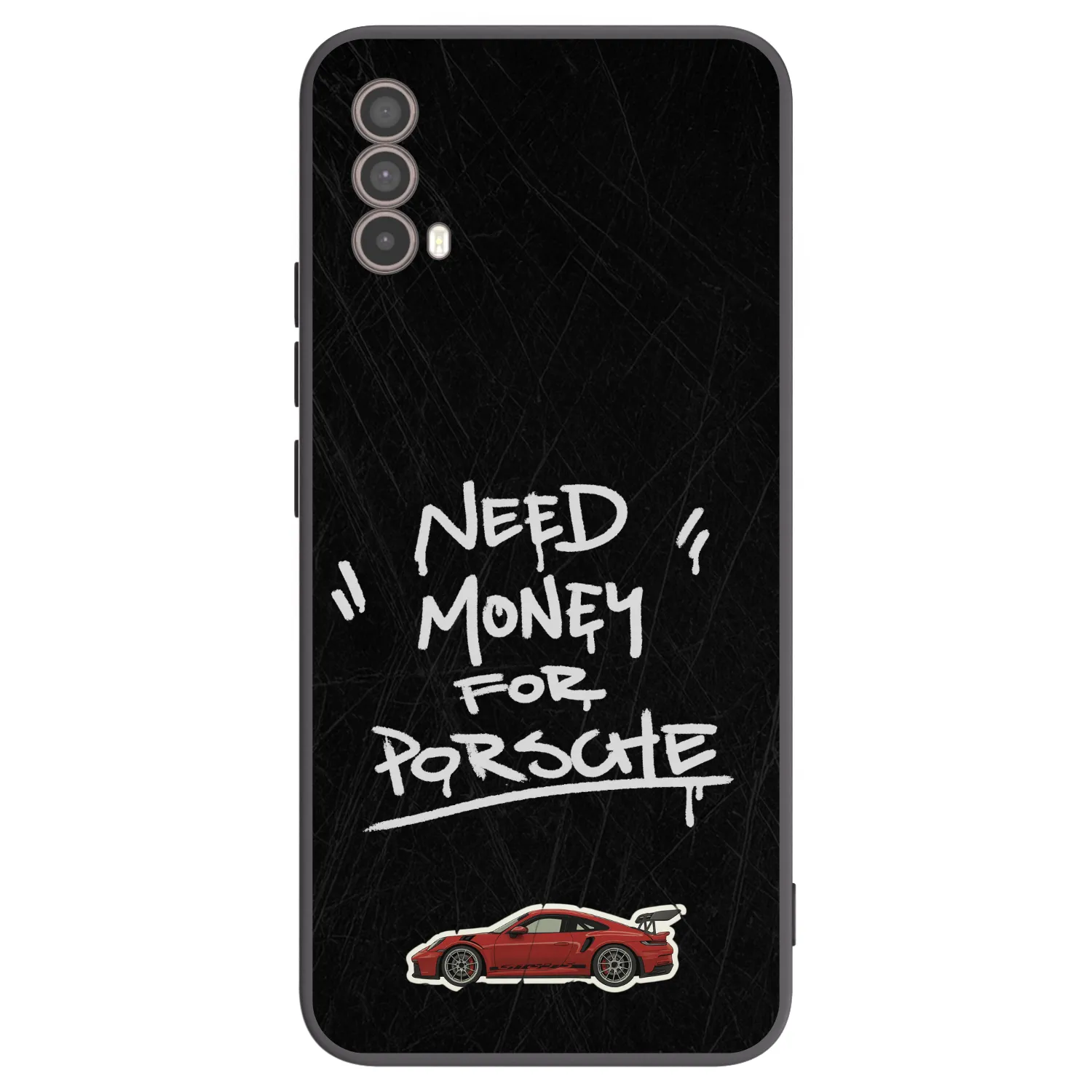 Picasee husă neagră din silicon pentru Motorola Moto E40 - Dark Racer