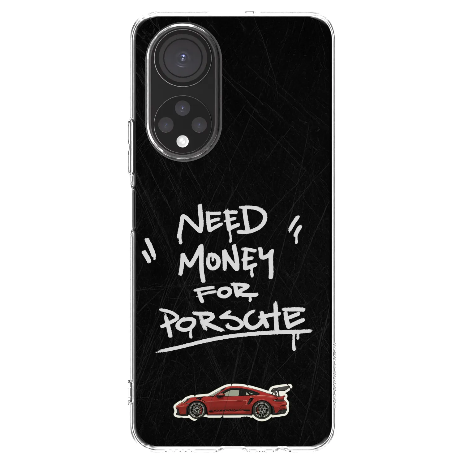Picasee husă transparentă din silicon pentru Honor X7 - Dark Racer