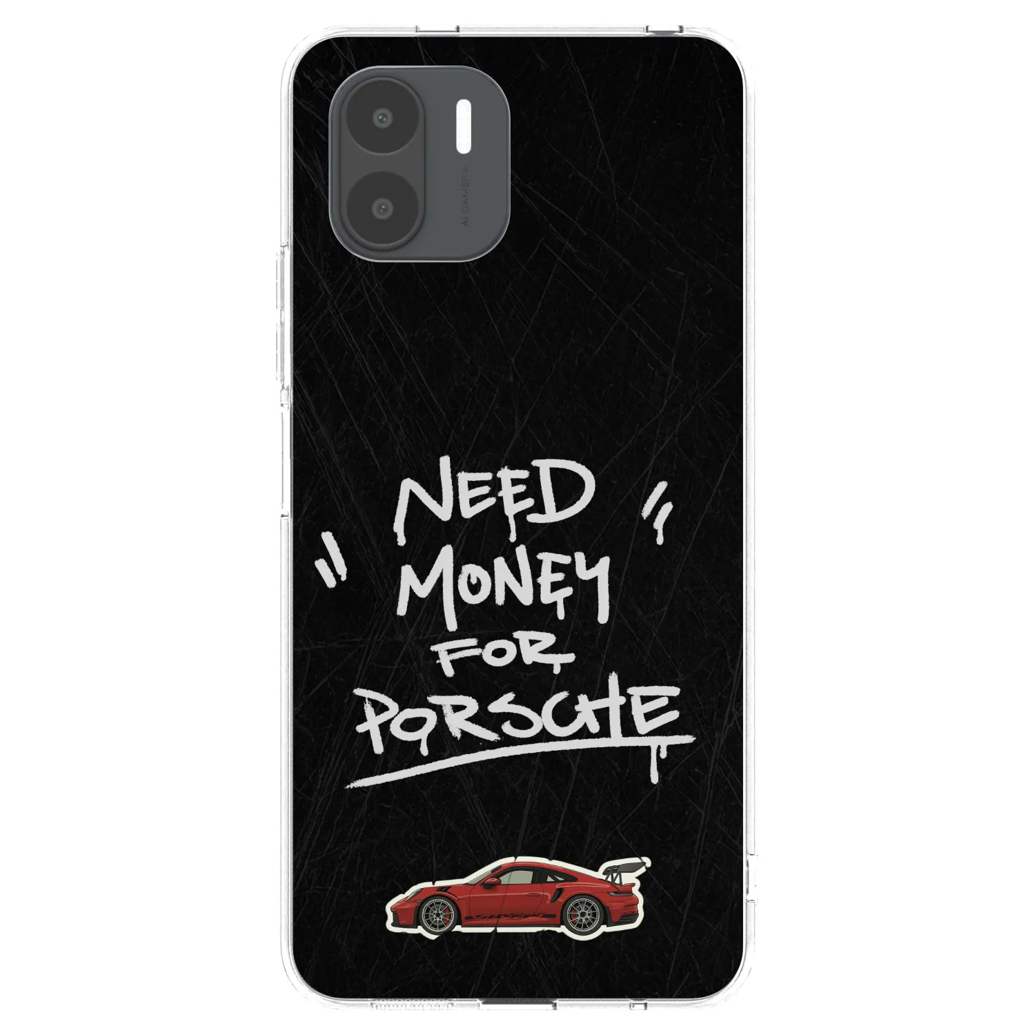 Picasee husă transparentă din silicon pentru Xiaomi Redmi A2 - Dark Racer