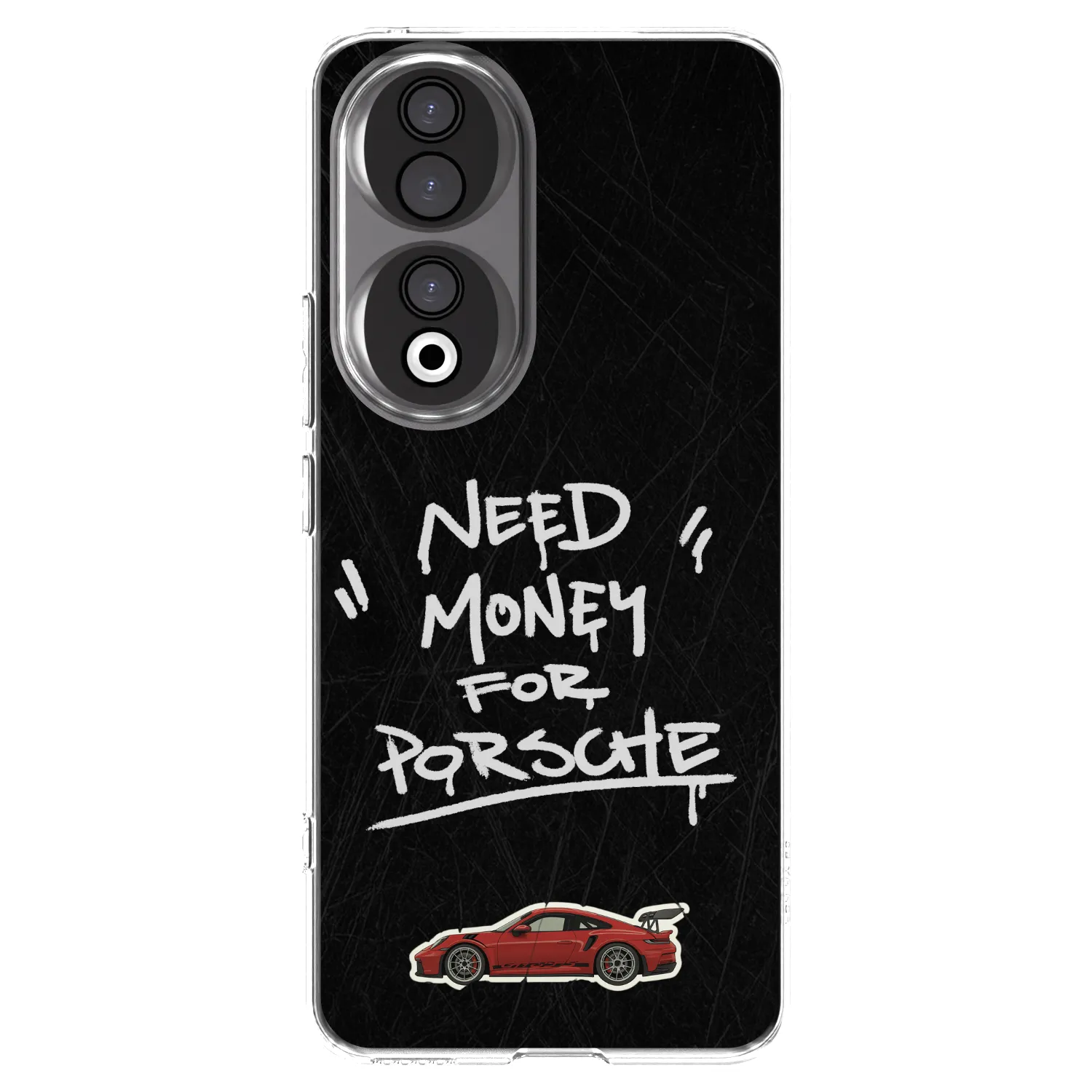 Picasee husă transparentă din silicon pentru Honor 90 5G - Dark Racer