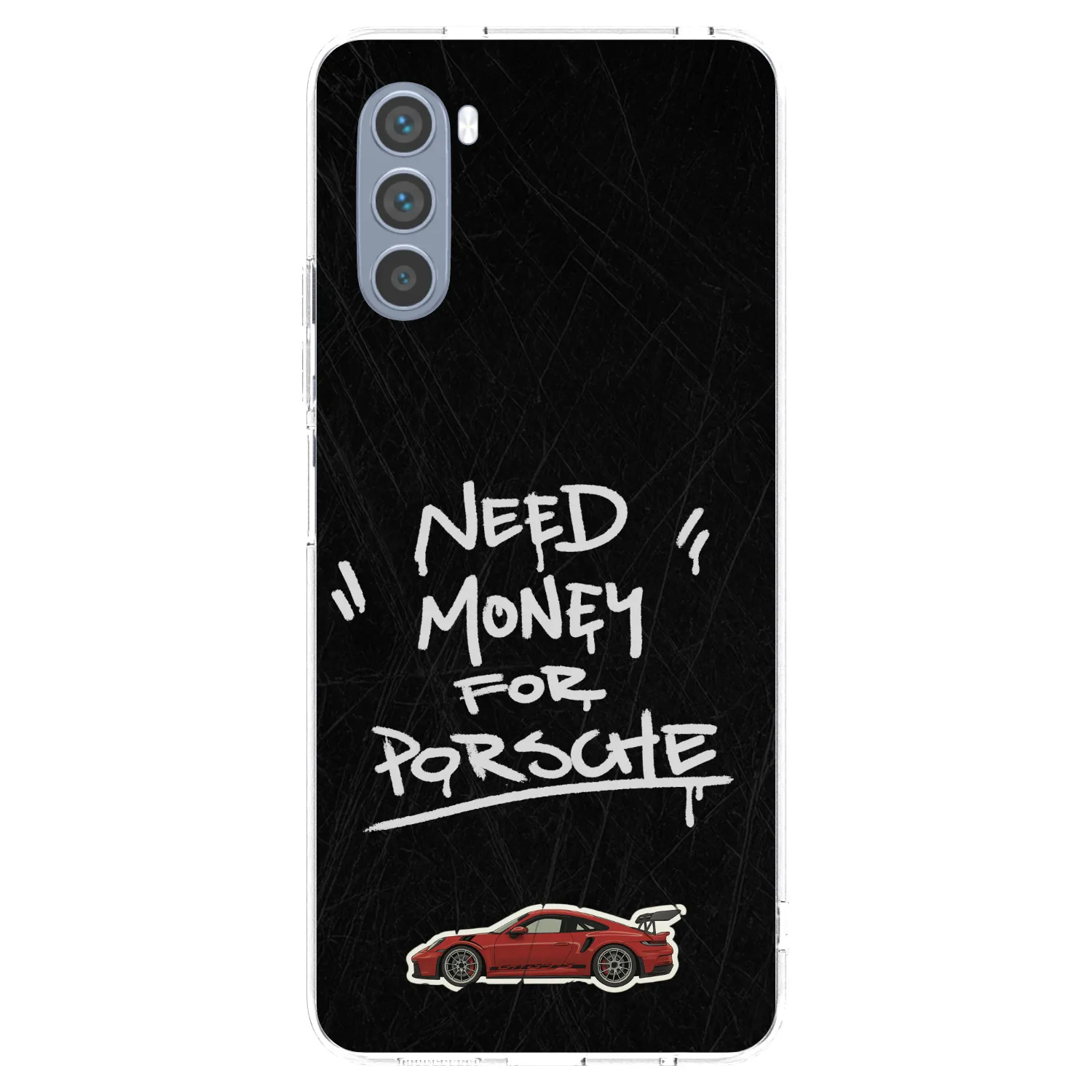 Picasee husă transparentă din silicon pentru Motorola Moto G62 - Dark Racer