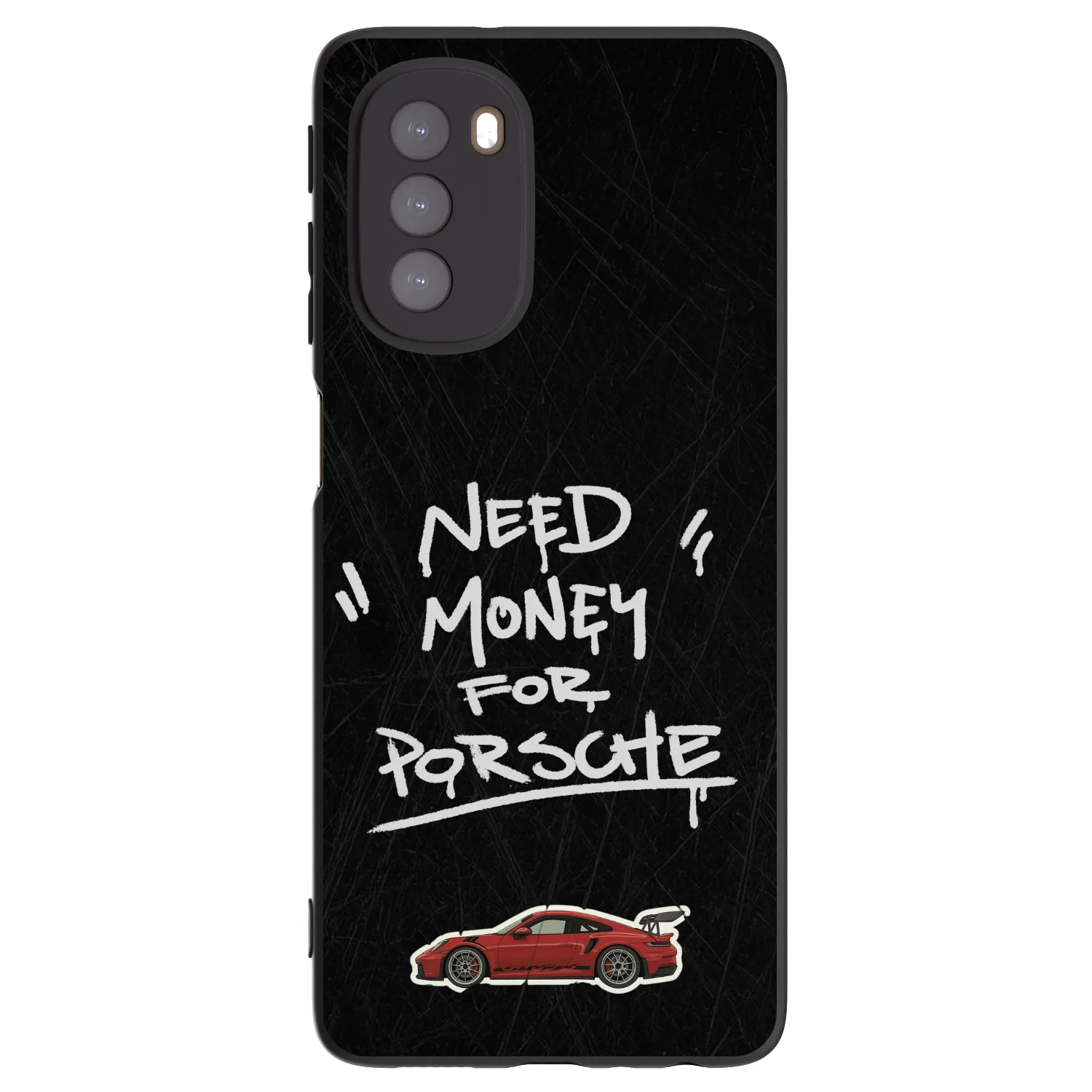 Picasee husă neagră din silicon pentru Motorola Moto G51 - Dark Racer