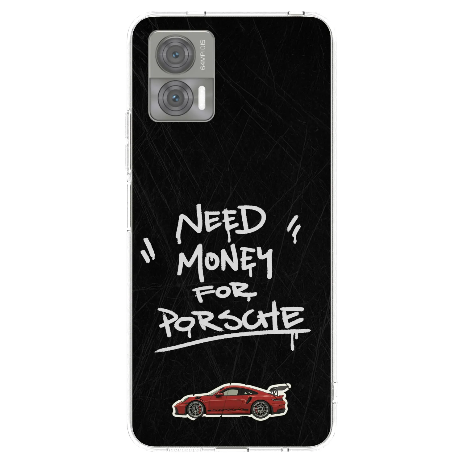 Picasee husă transparentă din silicon pentru Motorola Edge 30 Neo - Dark Racer