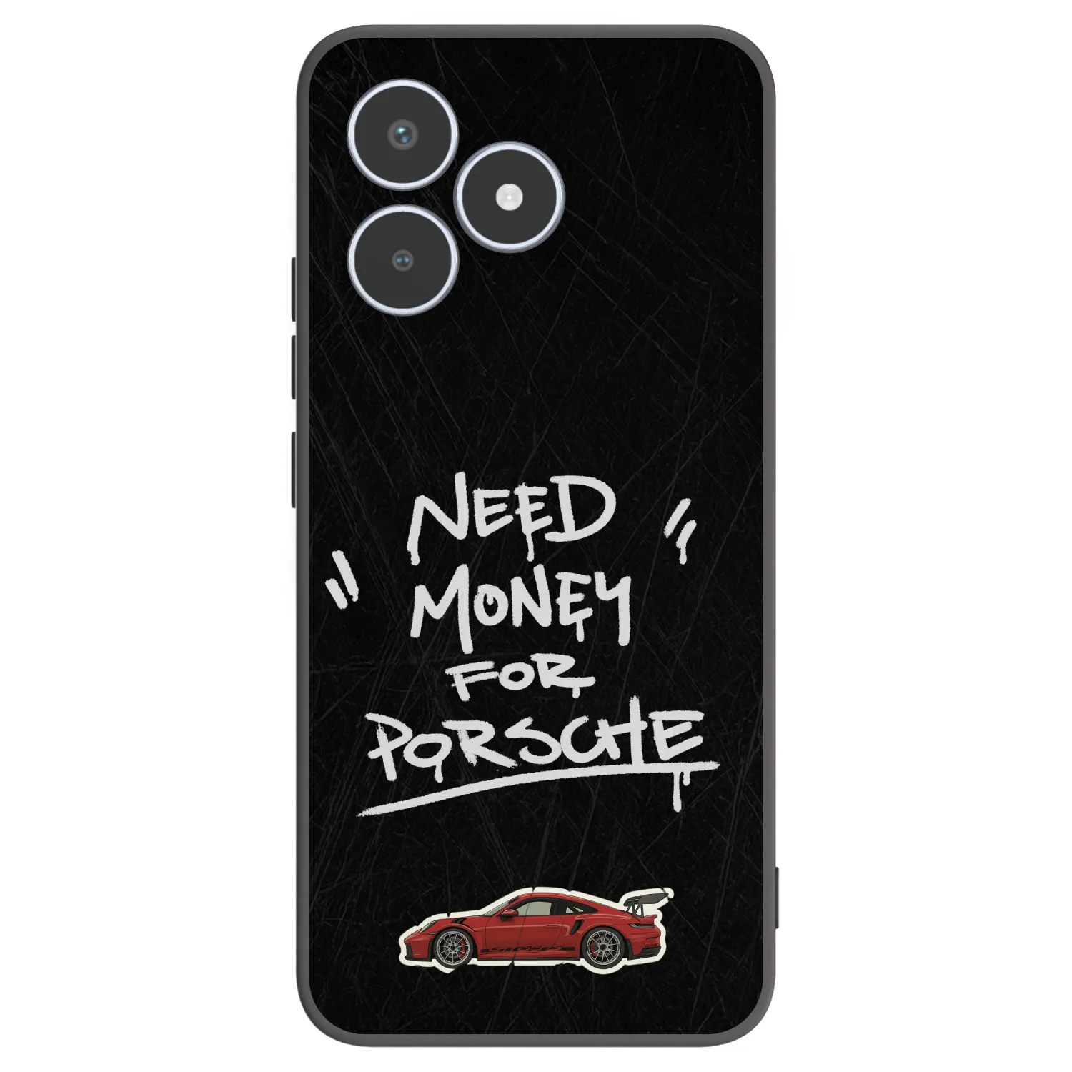 Picasee husă neagră din silicon pentru Realme C53 - Dark Racer