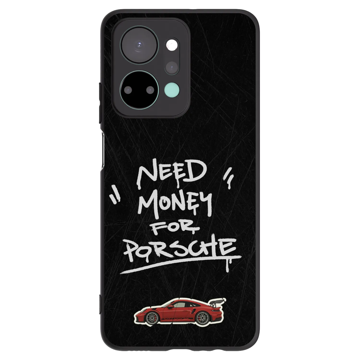 Picasee husă neagră din silicon pentru Honor X7a - Dark Racer