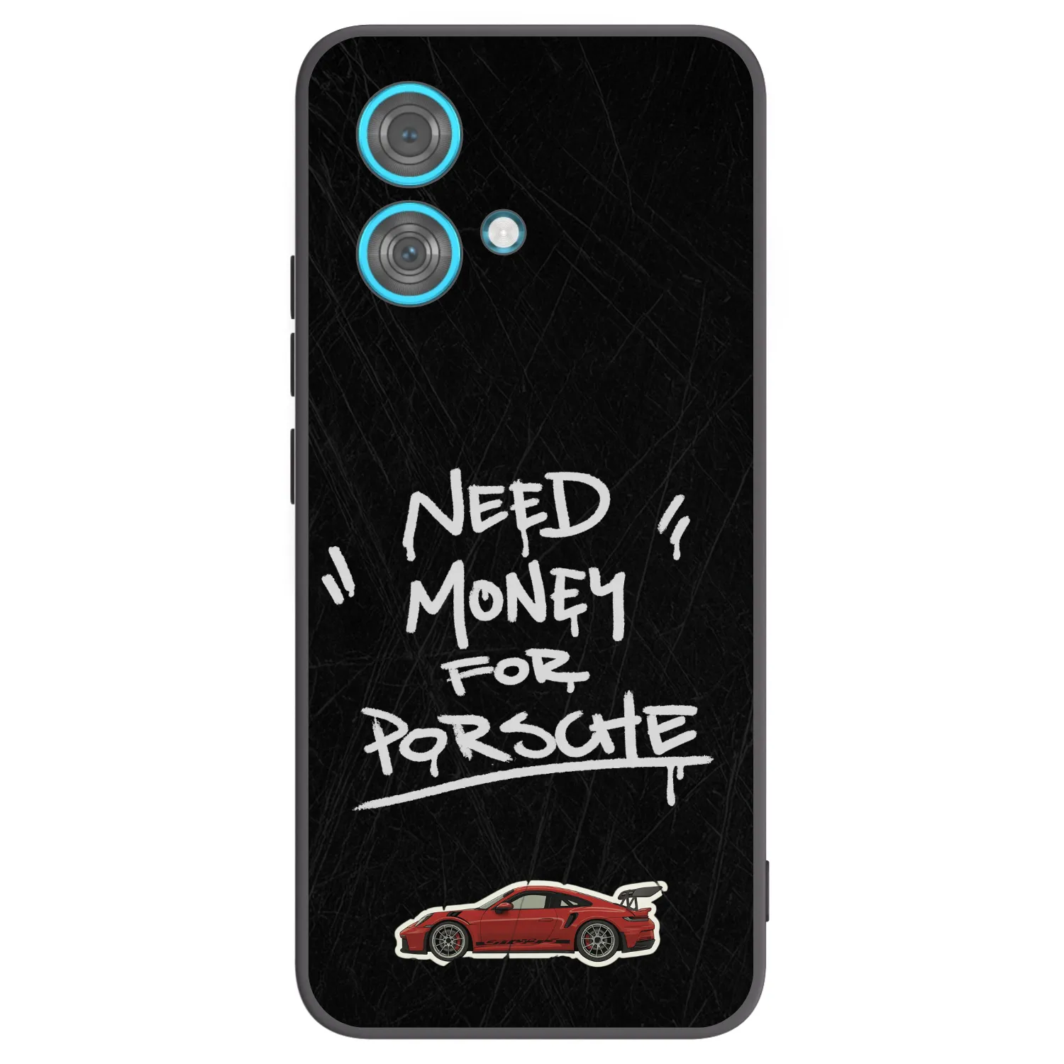 Picasee husă neagră din silicon pentru Motorola Edge 40 Neo - Dark Racer