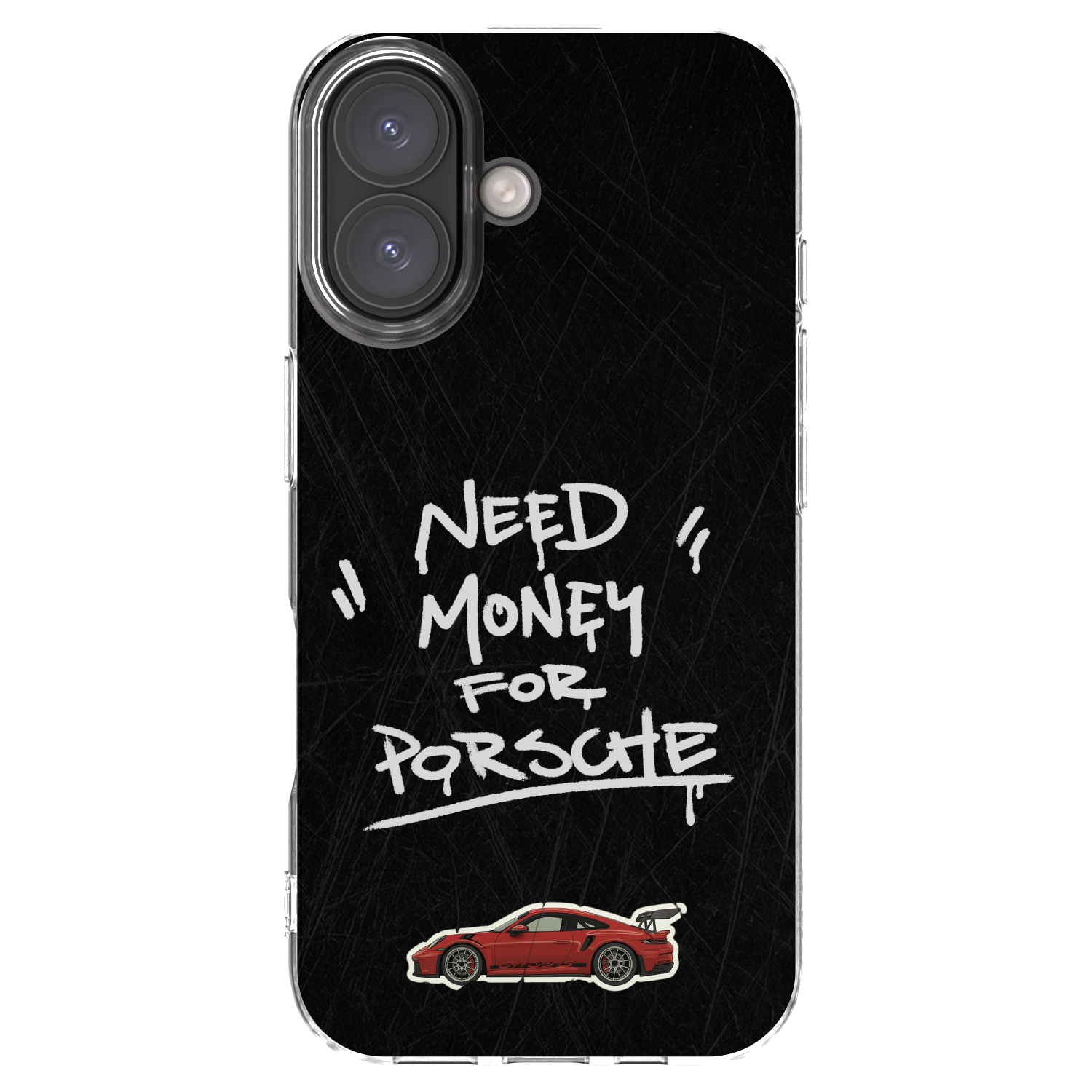Picasee husă transparentă din silicon pentru Apple iPhone 16 - Dark Racer