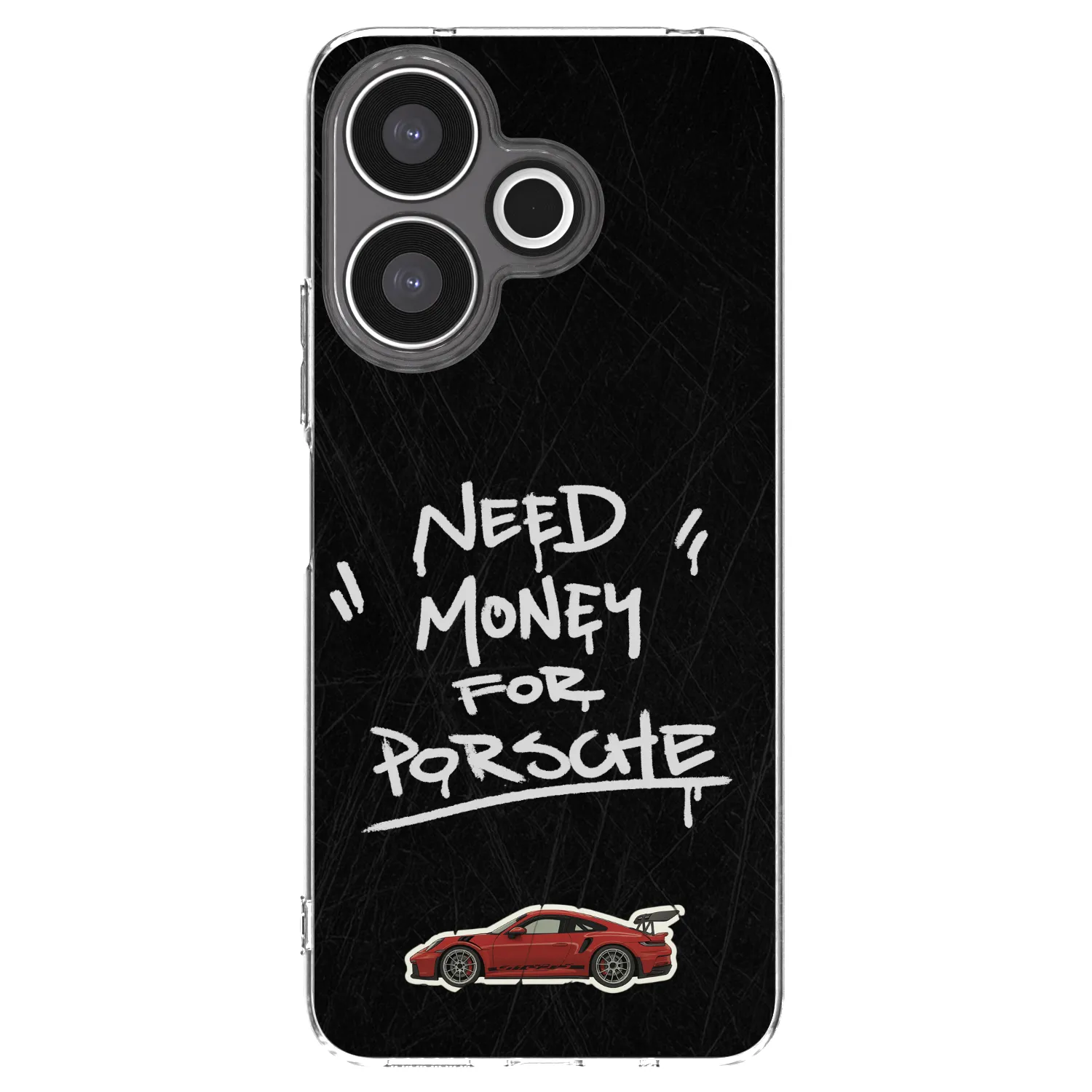 Picasee husă transparentă din silicon pentru Xiaomi Redmi 13 4G - Dark Racer