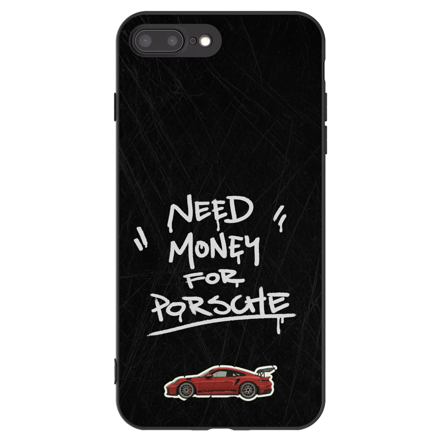 Picasee husă neagră din silicon pentru Apple iPhone 7 Plus - Dark Racer
