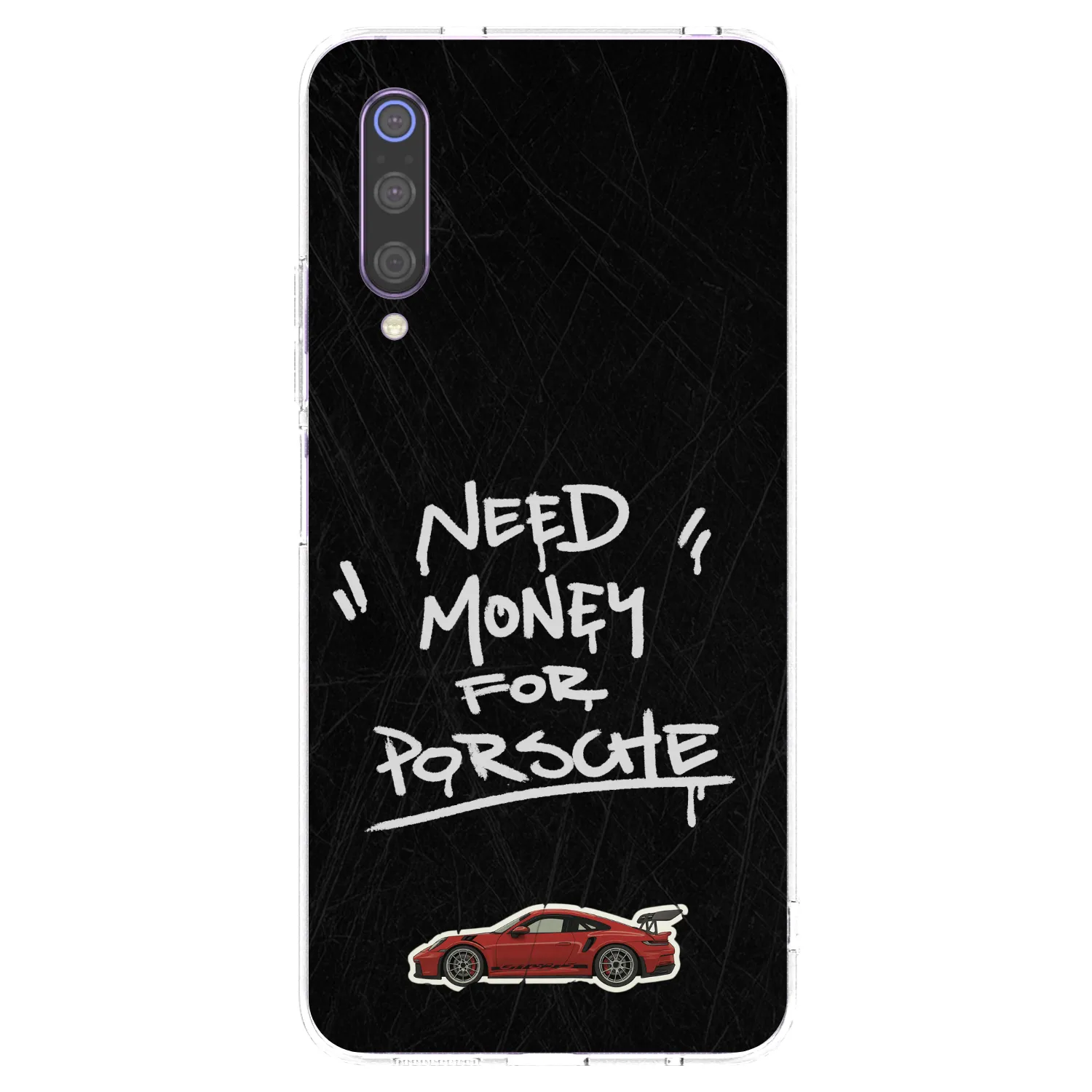 Picasee husă transparentă din silicon pentru Xiaomi Mi 9 - Dark Racer