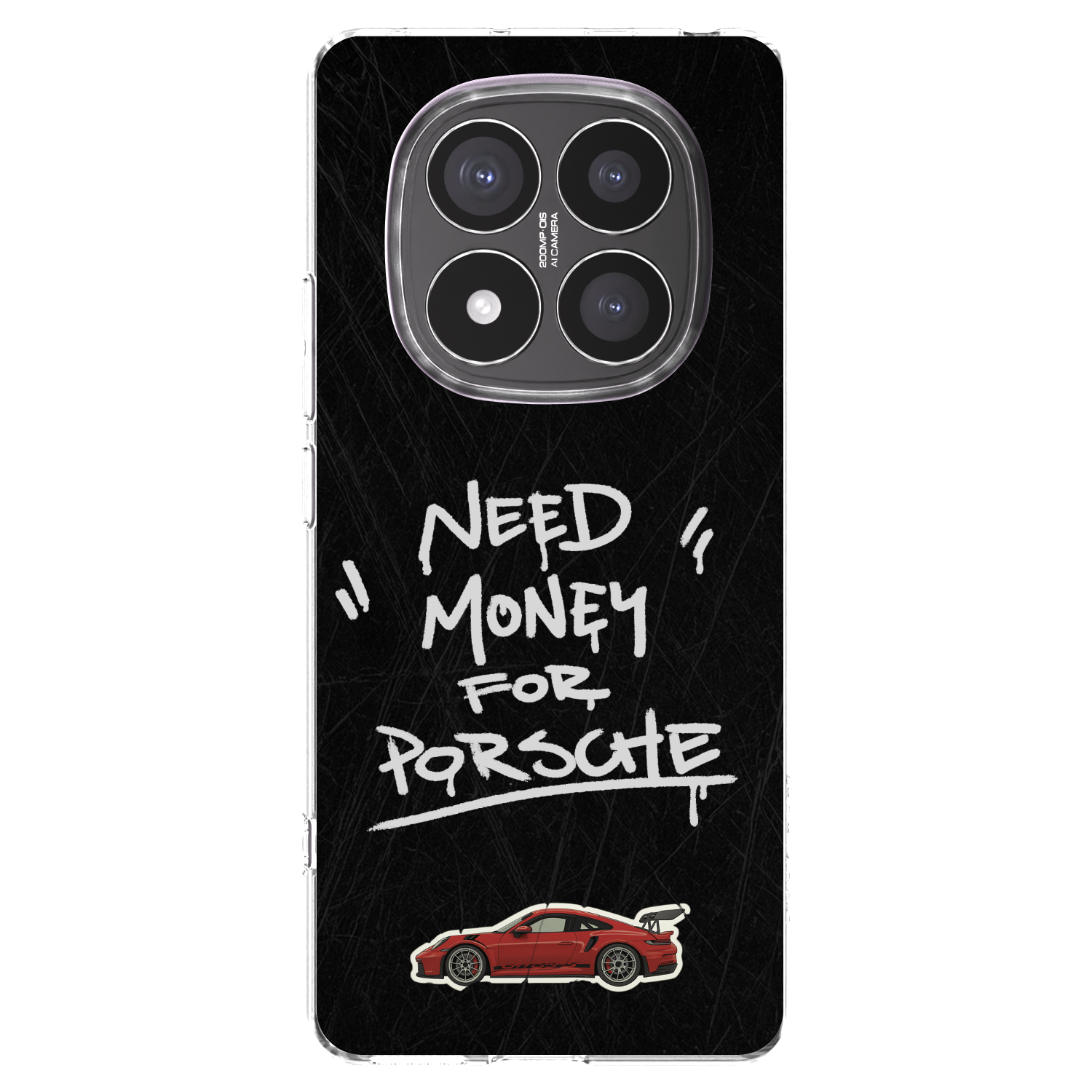 Picasee husă transparentă din silicon pentru Xiaomi Redmi Note 14 Pro+ 5G - Dark Racer