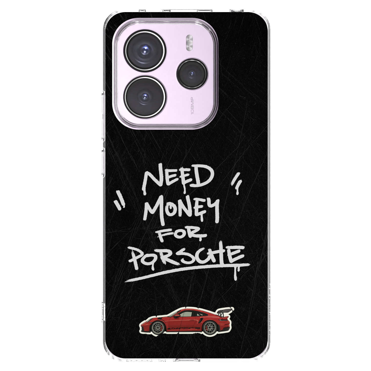 Picasee husă transparentă din silicon pentru Xiaomi Redmi Note 14 5G - Dark Racer