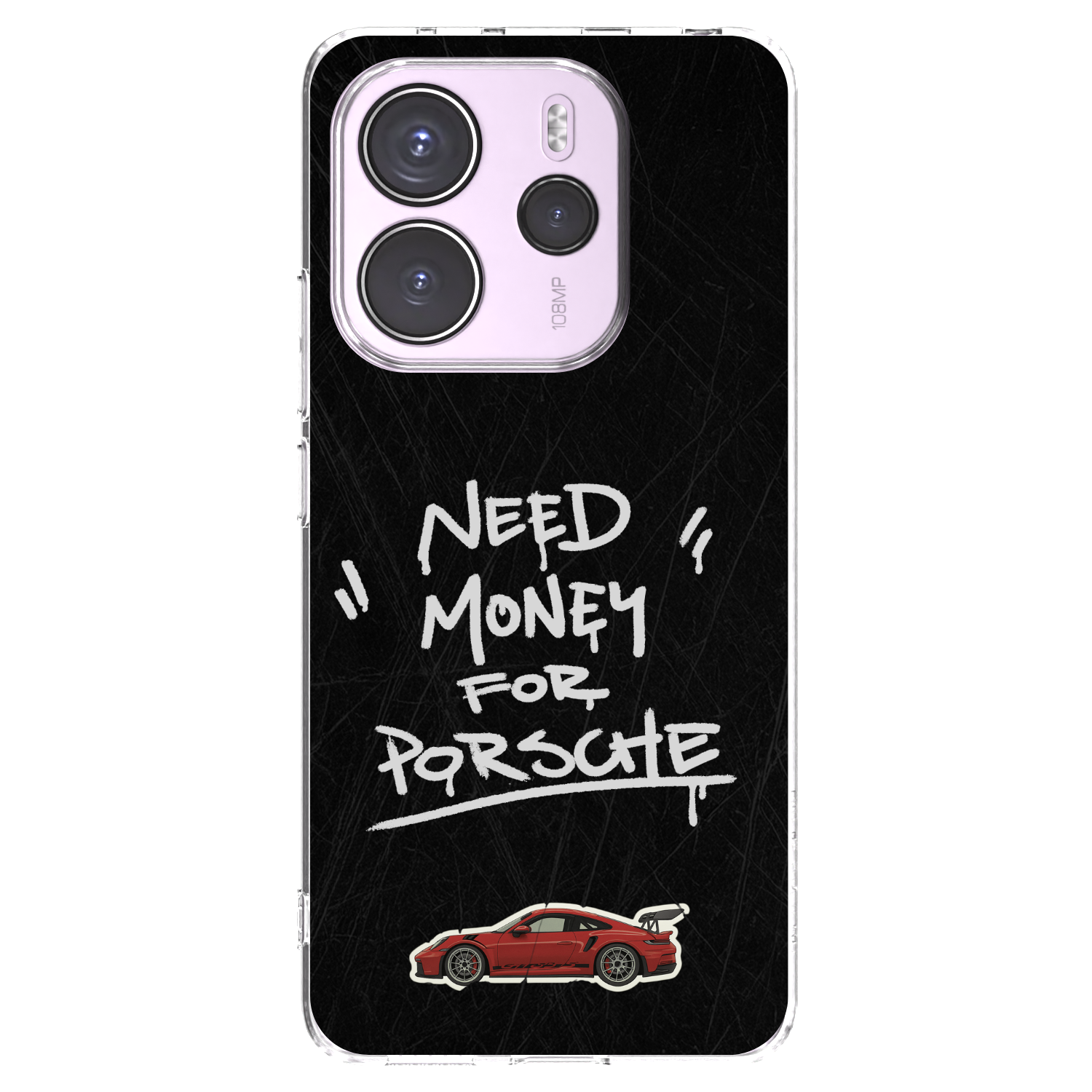 Picasee husă transparentă din silicon pentru Xiaomi Redmi Note 14 4G - Dark Racer