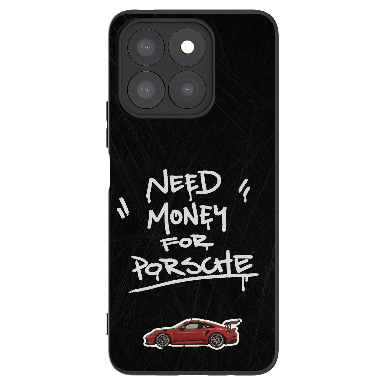 Picasee husă neagră din silicon pentru Honor X8c - Dark Racer