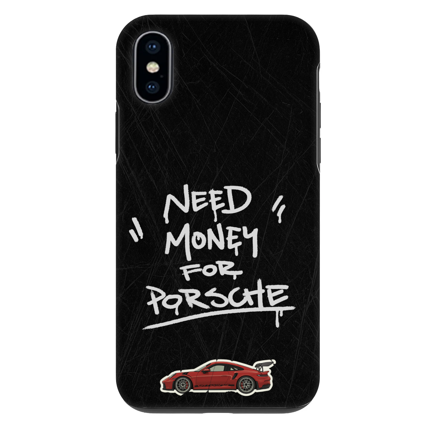 Picasee Fashion Case pentru Apple iPhone X/XS - Dark Racer