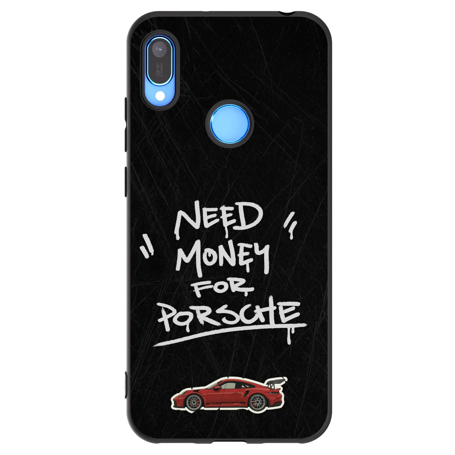 Picasee husă neagră din silicon pentru Huawei Y6 2019 - Dark Racer