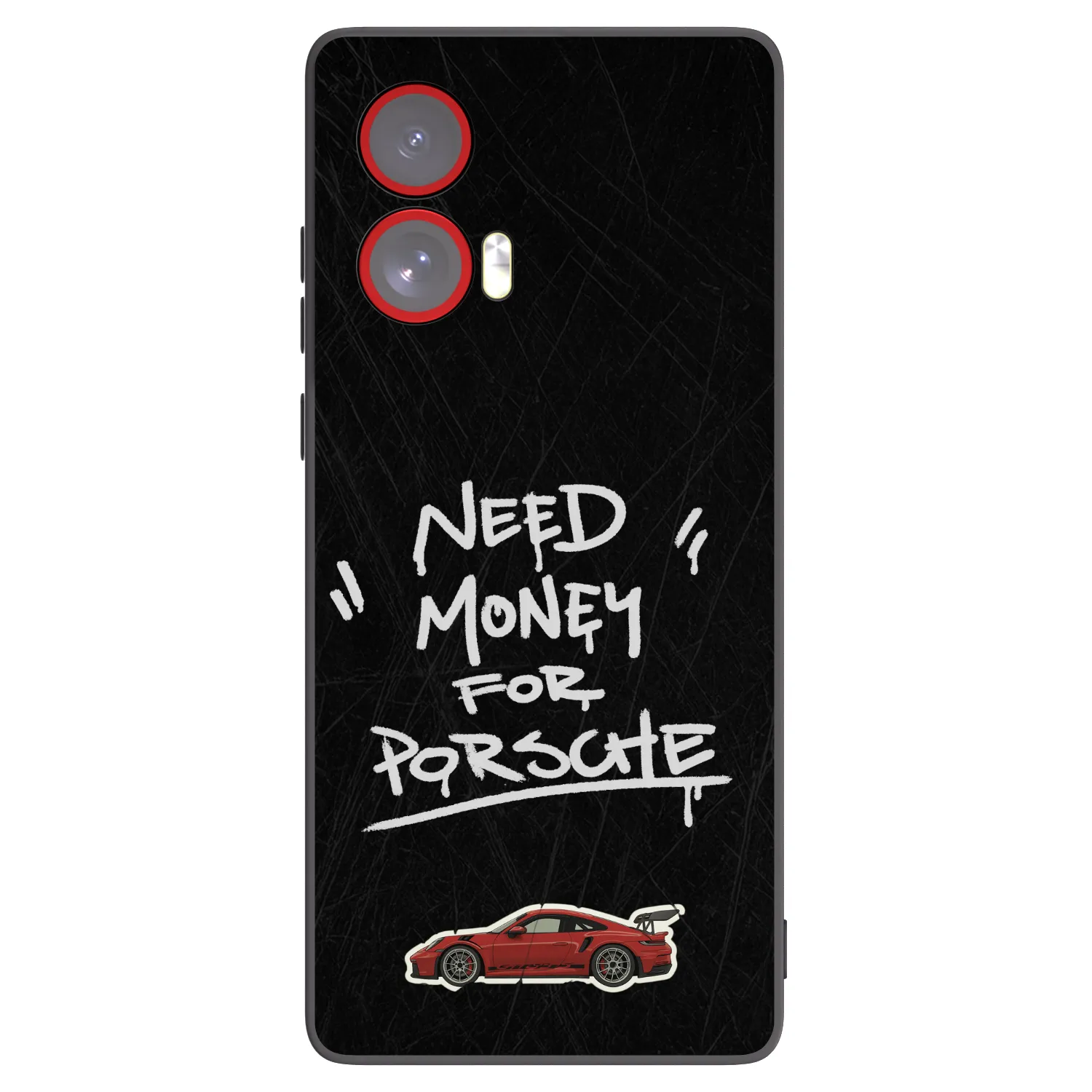 Picasee husă neagră din silicon pentru Motorola Edge 50 Fusion - Dark Racer