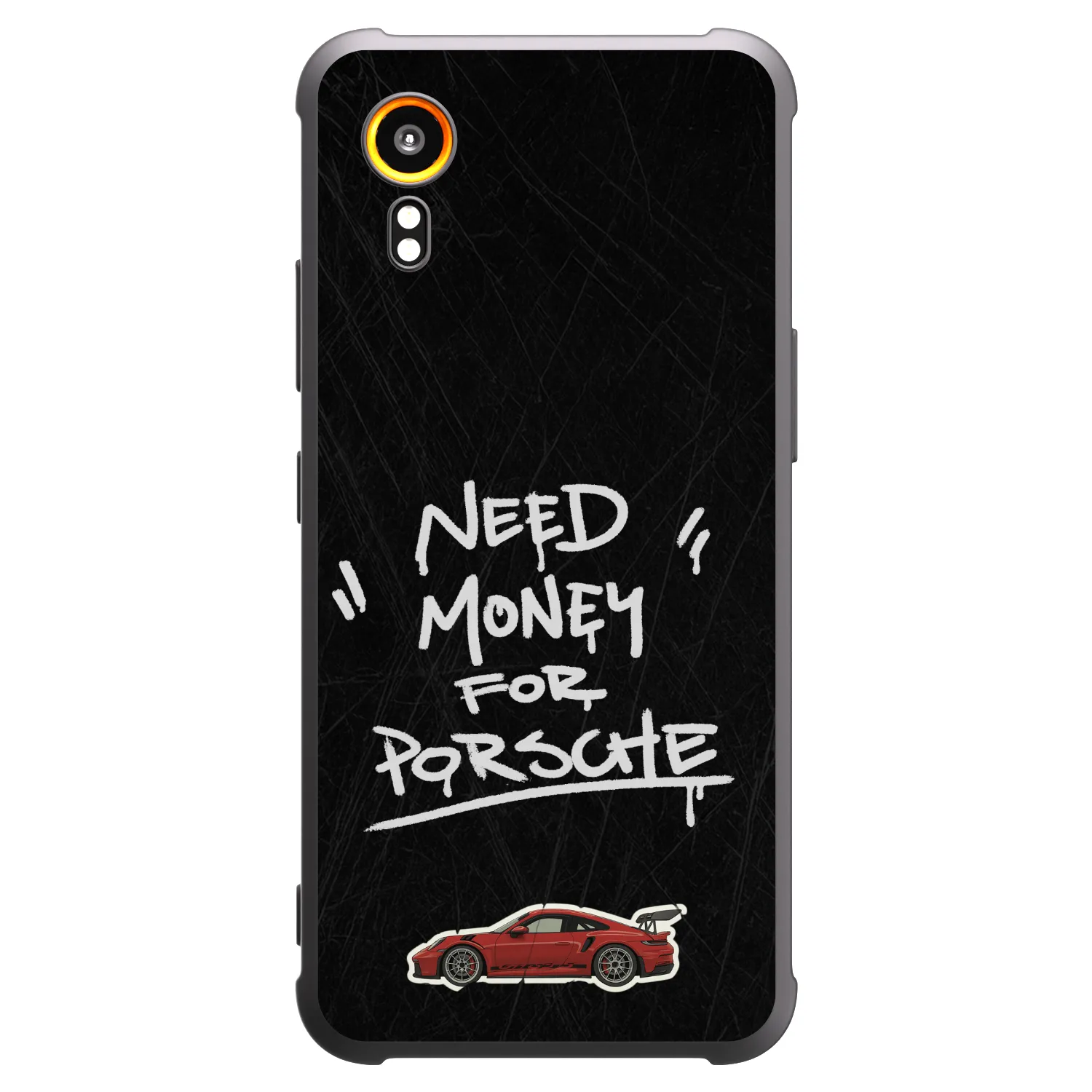 Picasee husă neagră din silicon pentru Samsung Galaxy Xcover 7 - Dark Racer
