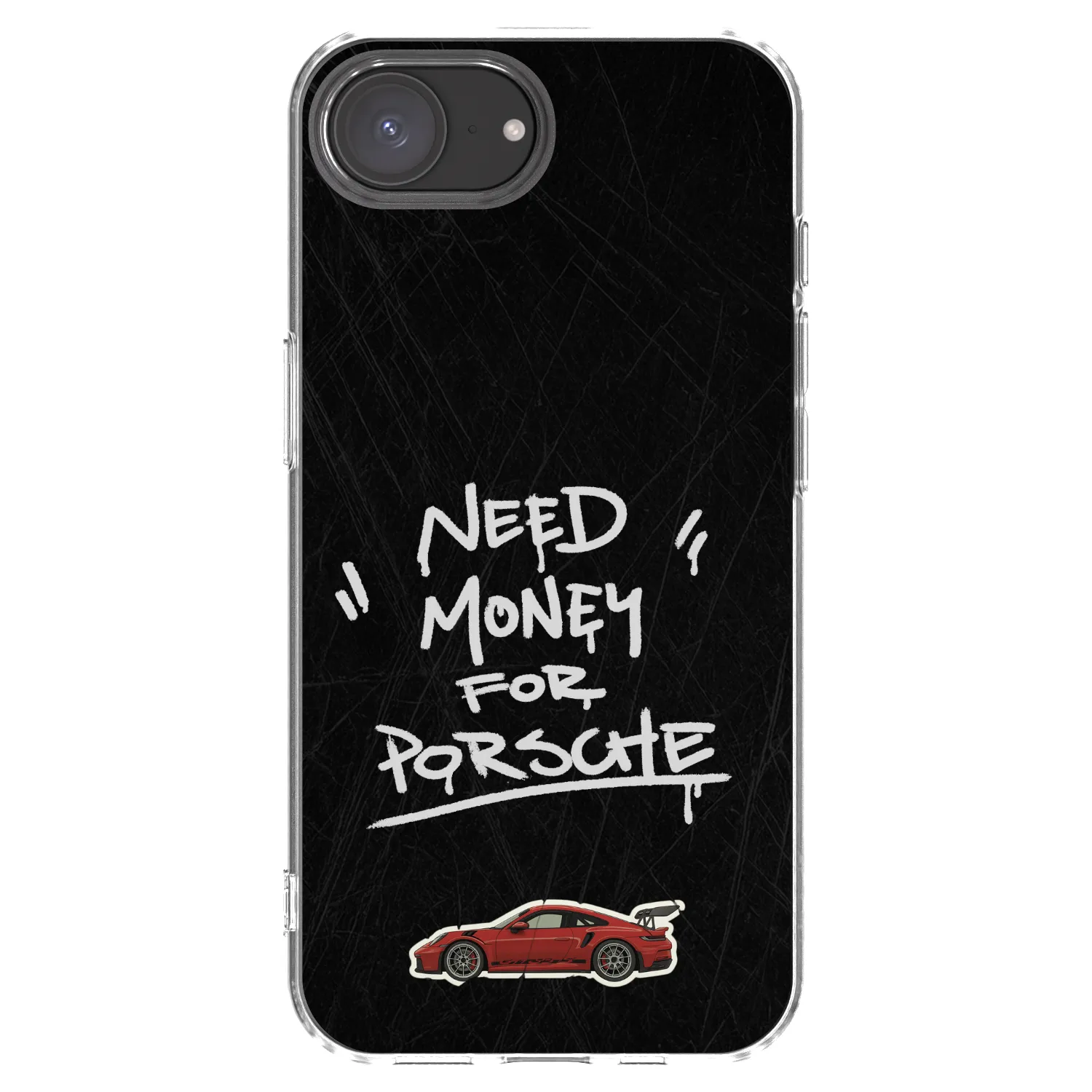 Picasee husă transparentă din silicon pentru Apple iPhone 17e - Dark Racer
