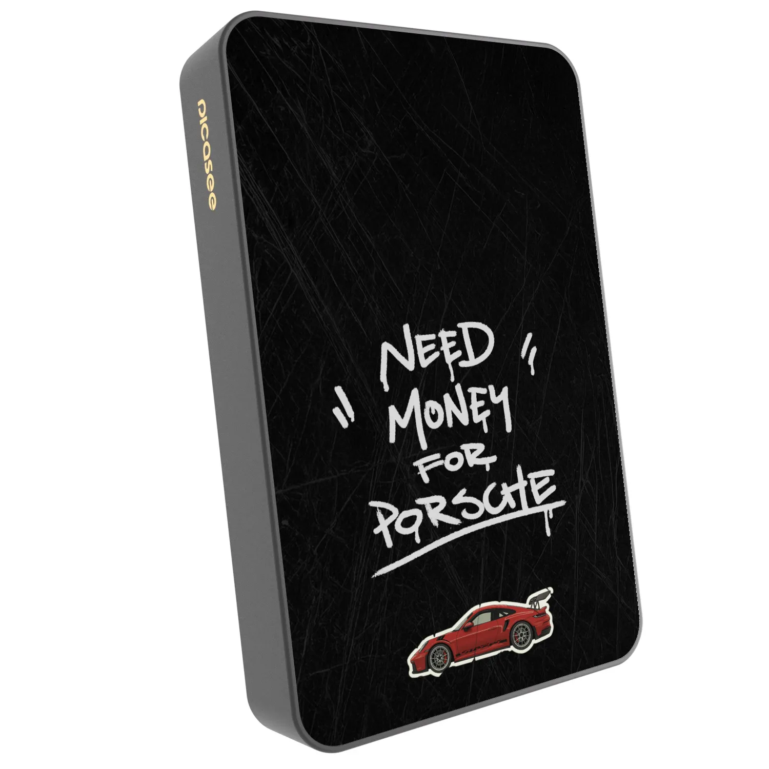 Picasee Powerbank cu MagSafe 10 000 mAh Gri - Dark Racer