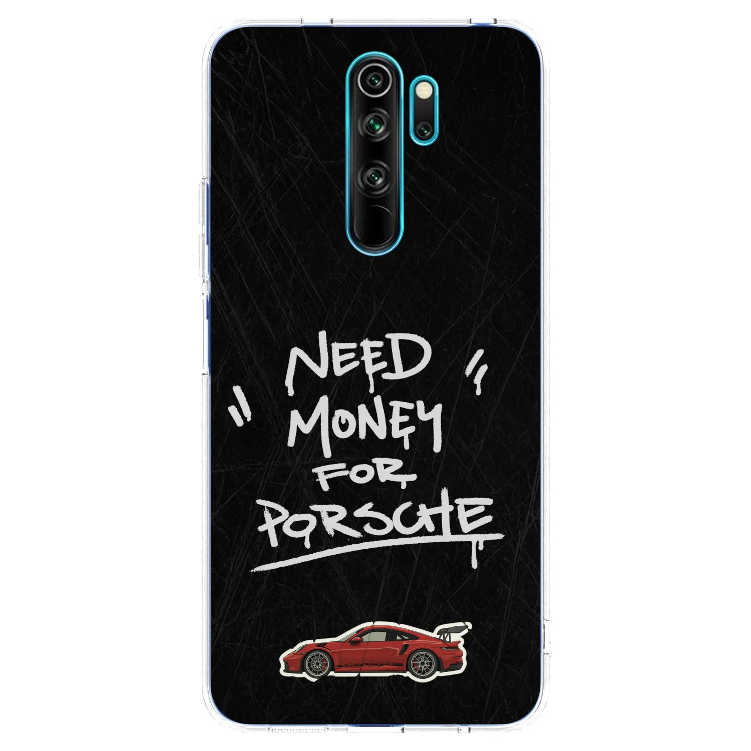 Picasee husă transparentă din silicon pentru Xiaomi Redmi Note 8 Pro - Dark Racer