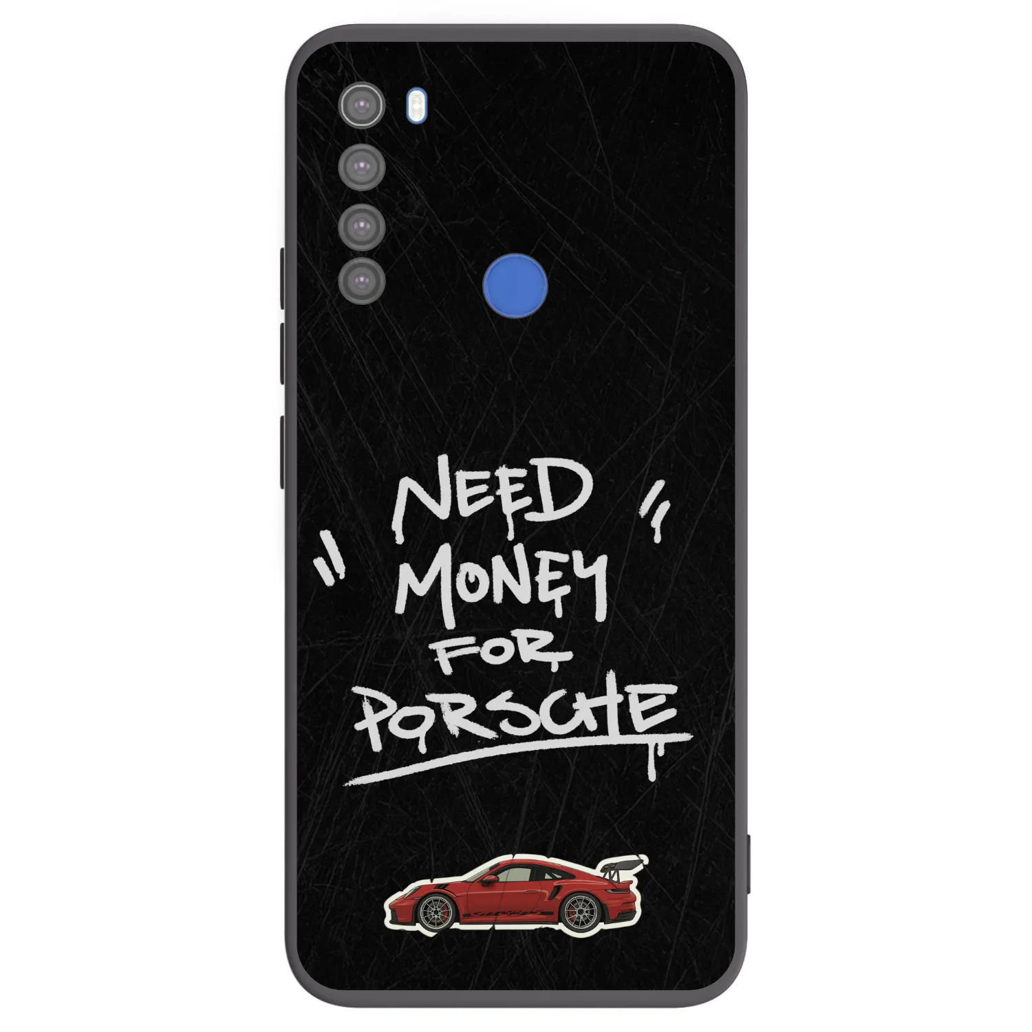 Picasee husă neagră din silicon pentru Xiaomi Redmi Note 8T - Dark Racer