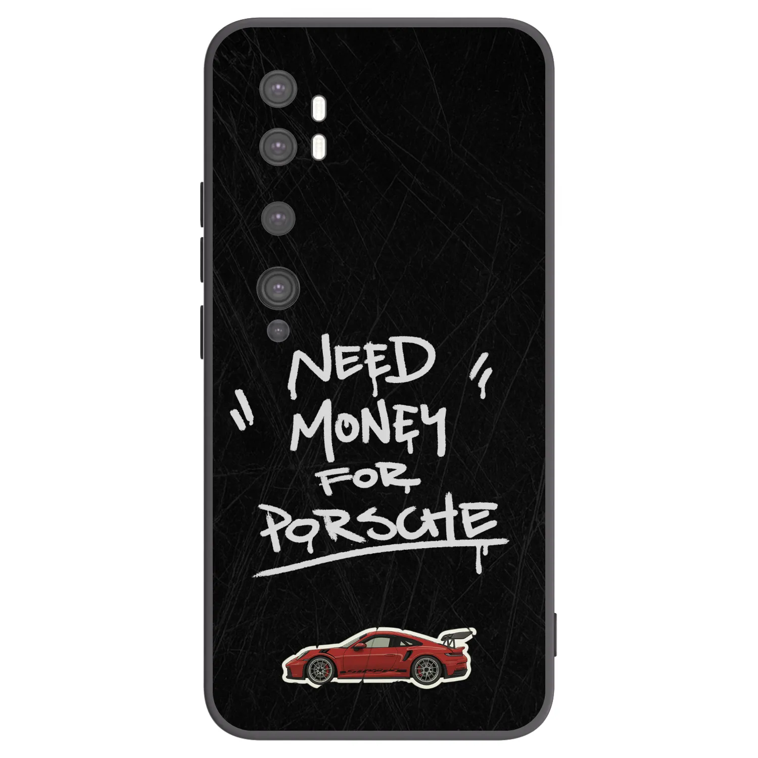 Picasee husă neagră din silicon pentru Xiaomi Mi Note 10 (Pro) - Dark Racer