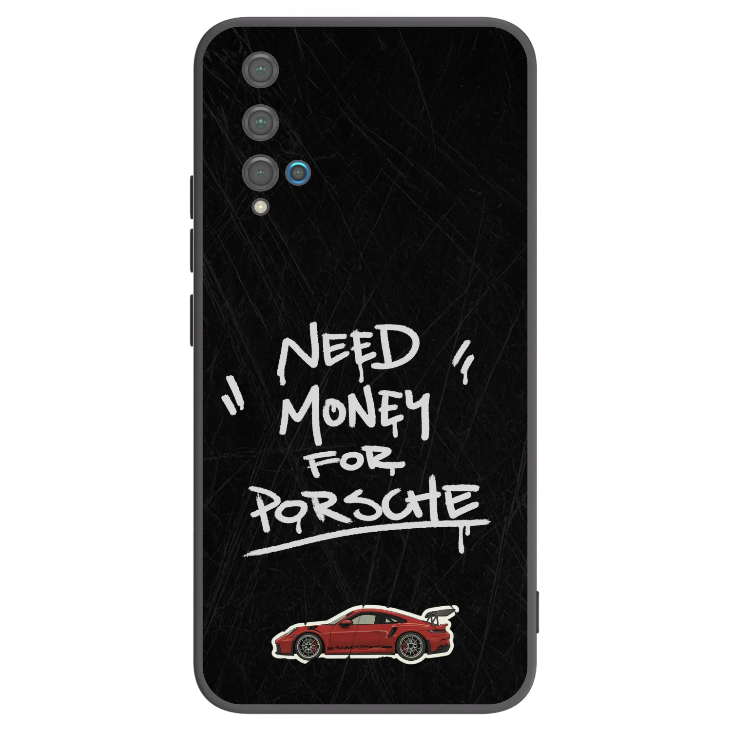 Picasee husă neagră din silicon pentru Huawei Nova 5T - Dark Racer