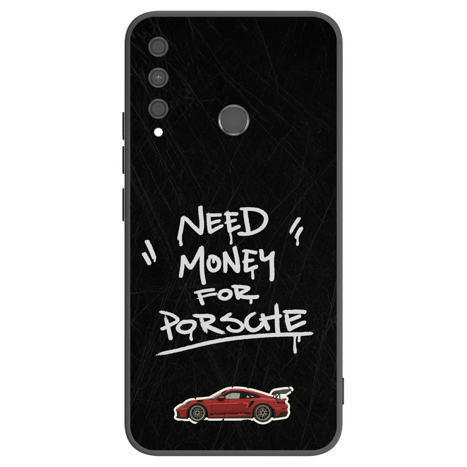 Picasee husă neagră din silicon pentru Huawei P40 Lite E - Dark Racer