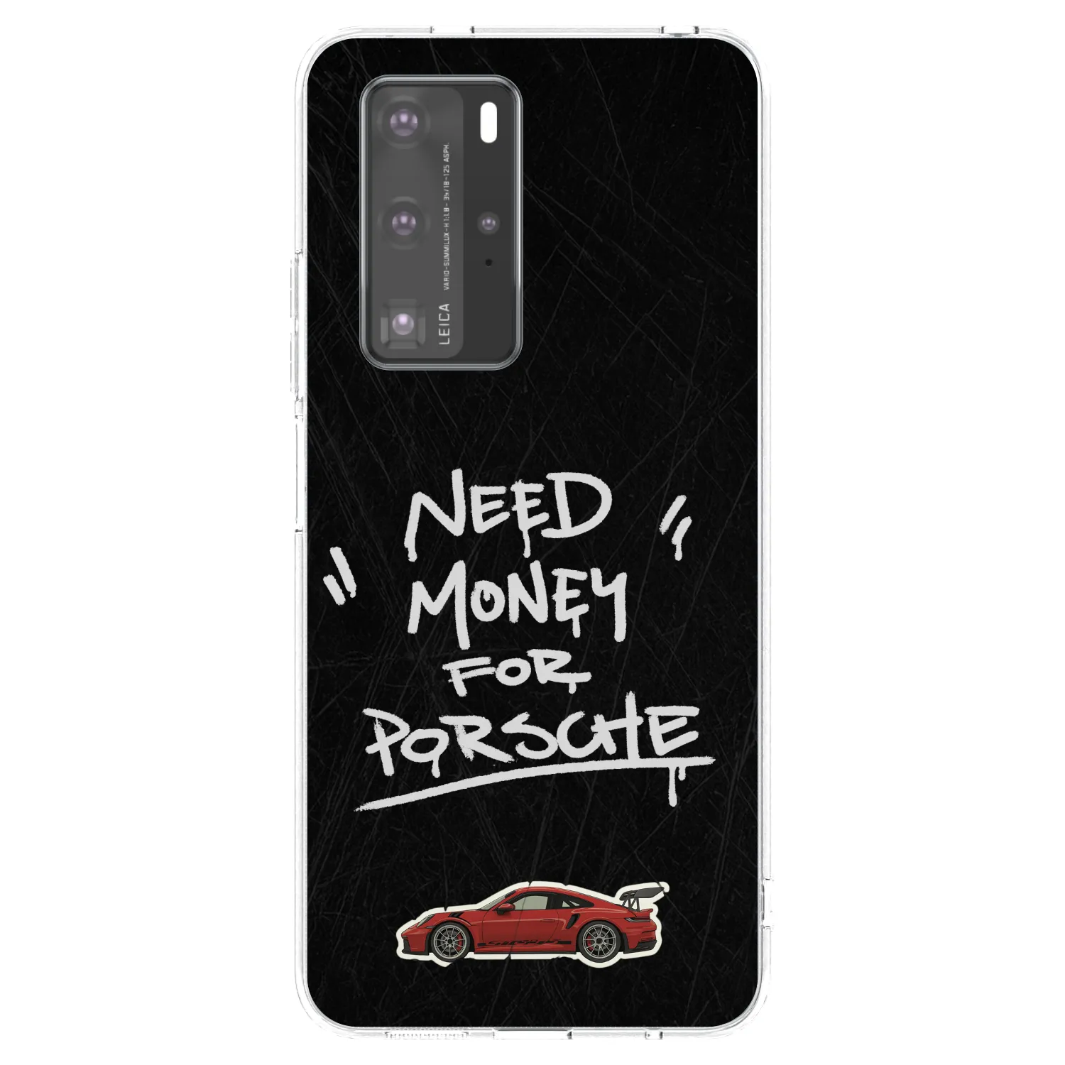 Picasee husă transparentă din silicon pentru Huawei P40 Pro - Dark Racer
