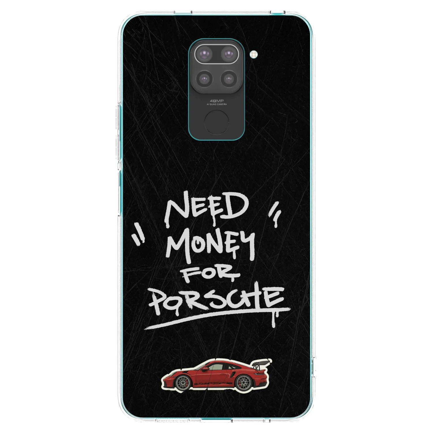 Picasee husă neagră din silicon pentru Xiaomi Redmi Note 9 - Dark Racer