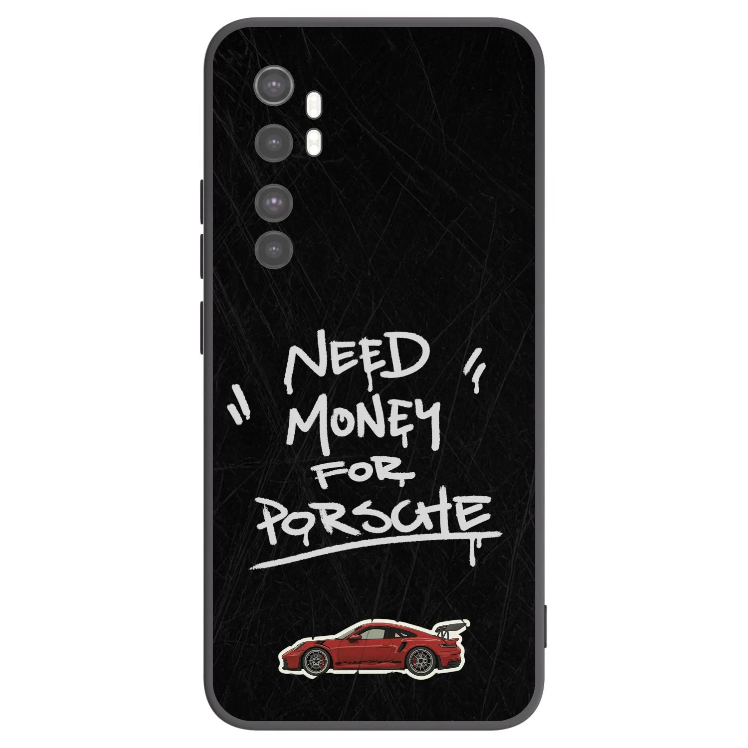 Picasee husă neagră din silicon pentru Xiaomi Mi Note 10 Lite - Dark Racer