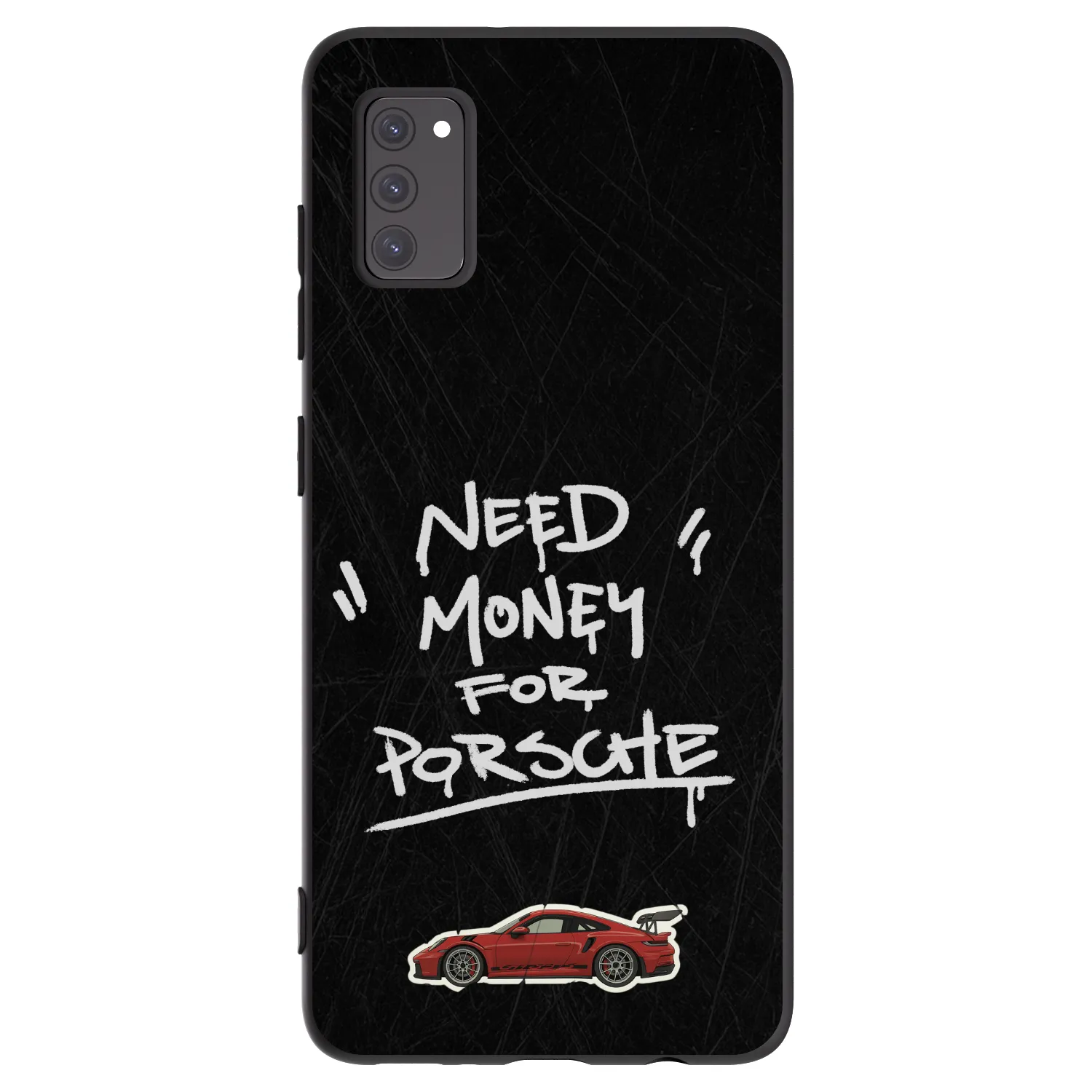 Picasee husă neagră din silicon pentru Samsung Galaxy A41 A415F - Dark Racer