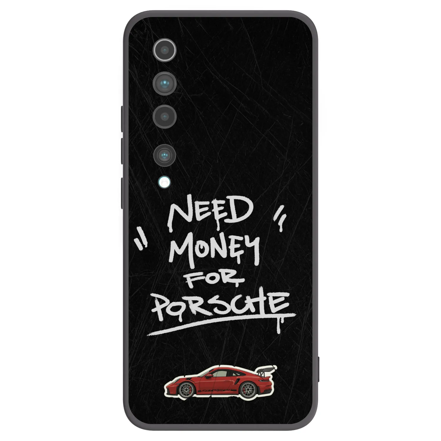 Picasee husă neagră din silicon pentru Xiaomi Mi 10 - Dark Racer