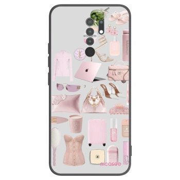 Picasee husă neagră din silicon pentru Xiaomi Redmi 9 - Glam Babe