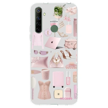 Picasee husă transparentă din silicon pentru Realme 6i - Glam Babe