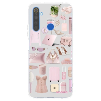 Picasee husă transparentă din silicon pentru Realme 5 - Glam Babe