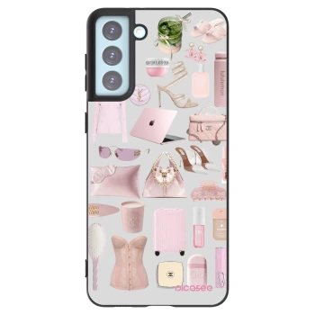 Picasee husă neagră din silicon pentru Samsung Galaxy S21+ 5G G996F - Glam Babe