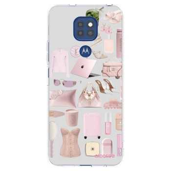 Picasee husă transparentă din silicon pentru Motorola Moto G9 Play - Glam Babe