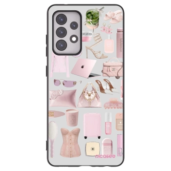 Picasee husă neagră din silicon pentru Samsung Galaxy A52 5G A525F - Glam Babe