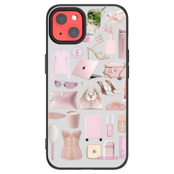 Picasee husă neagră din silicon pentru Apple iPhone 13 - Glam Babe