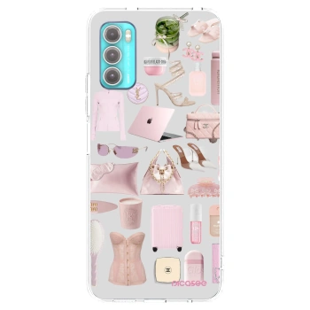 Picasee husă transparentă din silicon pentru Motorola Moto G60 - Glam Babe