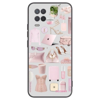 Picasee husă neagră din silicon pentru Realme 8 5G - Glam Babe