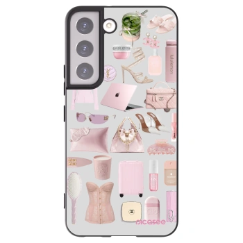 Picasee husă neagră din silicon pentru Samsung Galaxy S22 5G - Glam Babe