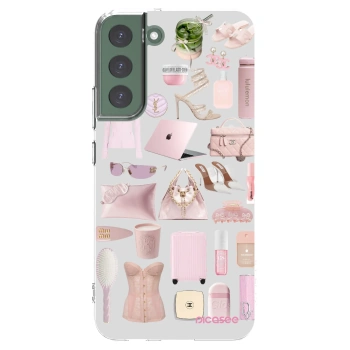 Picasee husă transparentă din silicon pentru Samsung Galaxy S22+ 5G - Glam Babe