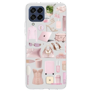 Picasee husă transparentă din silicon pentru Samsung Galaxy M53 5G - Glam Babe
